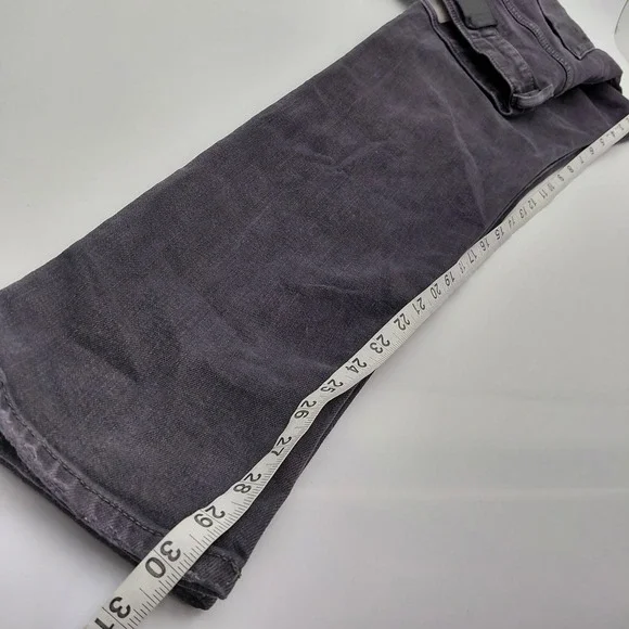 Diesel Tepphar-X Jeans Mens 34 x 30 Black Slim Carrot Selvedge Distressed Grunge